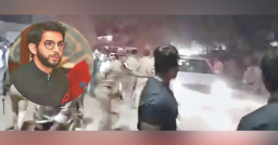 Stones pelted’ at Aaditya Thackeray’s car during Shiv Sanvaad Yatra